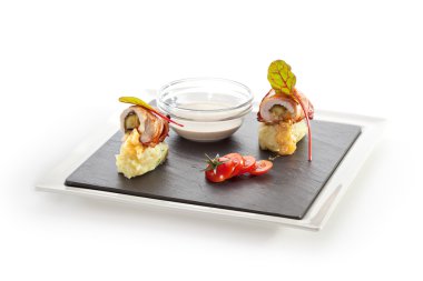 Pastırma tavuk sarılmış