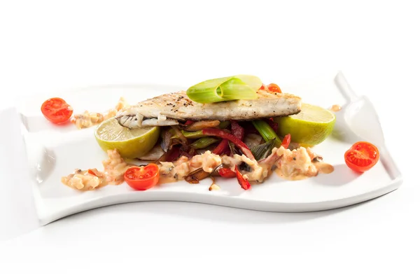 Filete de seabass — Fotografia de Stock