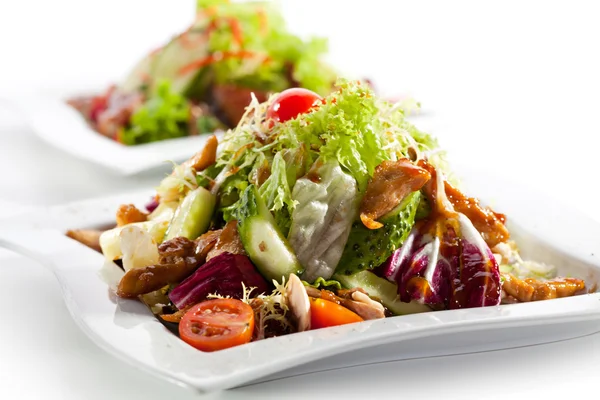 Kip salade schotel — Stockfoto