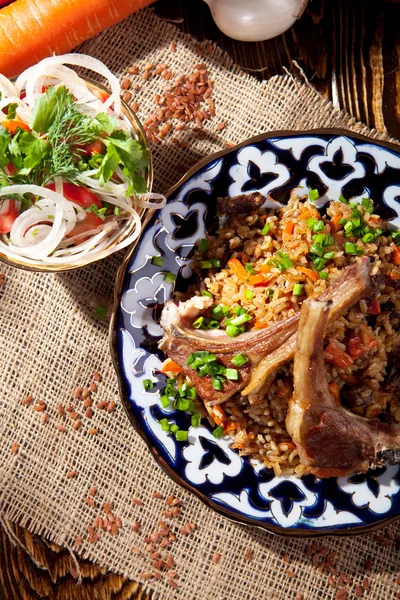 Plat Pilaf traditionnel — Photo