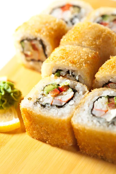 Tempura sushi roll — Zdjęcie stockowe