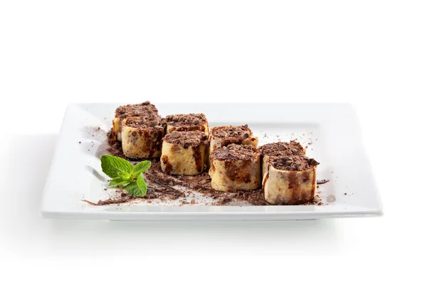 Rollo de sushi de chocolate — Foto de Stock