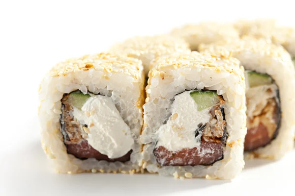 Sushi Roll with Sesame — Stock Photo, Image