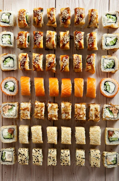 A Maki Sushi szett — Stock Fotó