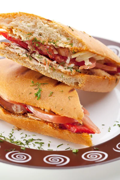 伝統のイタリア風サンドイッチ — ストック写真