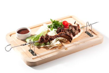 Barbekü ve ızgara koyun eti