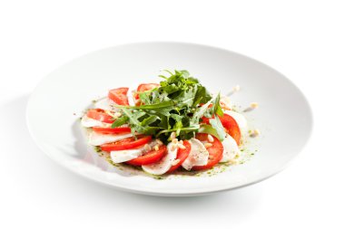 Caprese roket salata ile