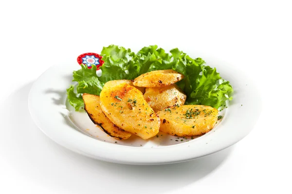 Fetta di patate fritte — Foto Stock