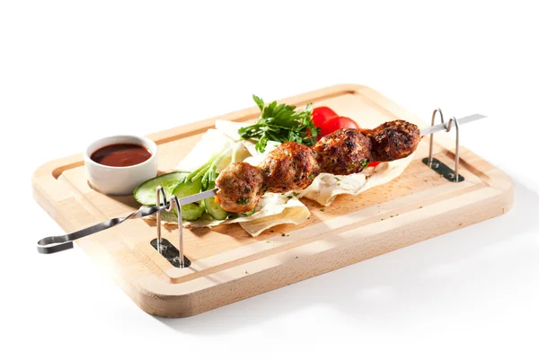 Spicy Chicken Kebab — Stock Photo, Image