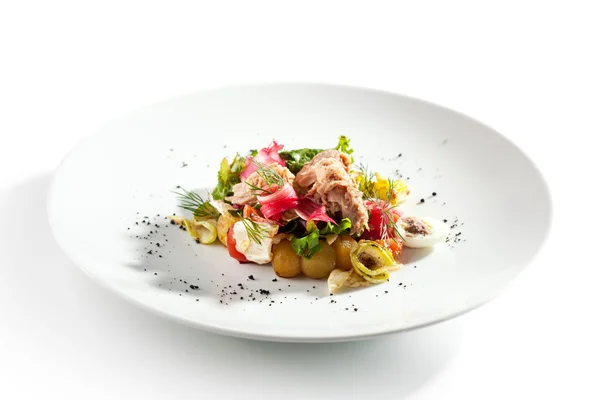 Salad with Seared Tuna — Stock Photo, Image