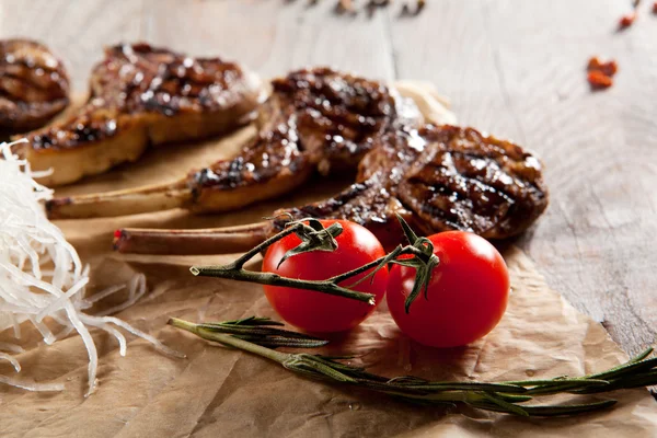 Parrilla de cordero a la parrilla — Foto de Stock