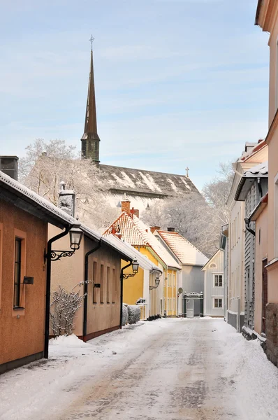 Zimní street — Stock fotografie