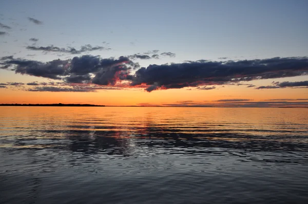 Sunset sweden — Stock Photo, Image