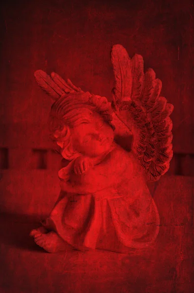 Înger de Crăciun în roșu — Fotografie, imagine de stoc