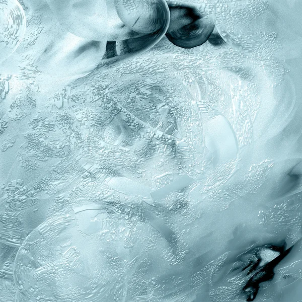 エレガントな氷が青い背景 — ストック写真