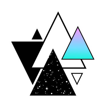 Farklı üçgenlerin geometrik bileşimi