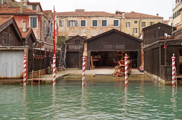Shipyard  in Venice — Stock Photo, Image