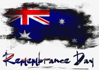 Avustralya bayrağı ile Anma Günü