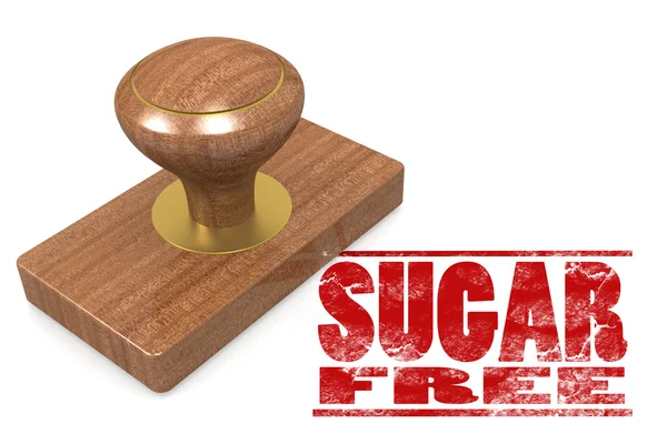 Sukker med fritt stempel av tre – stockfoto