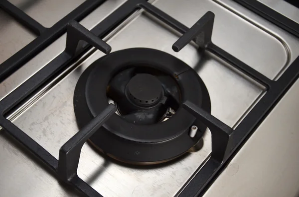 Kitchen gas stove in the kitchen — Stock Photo, Image