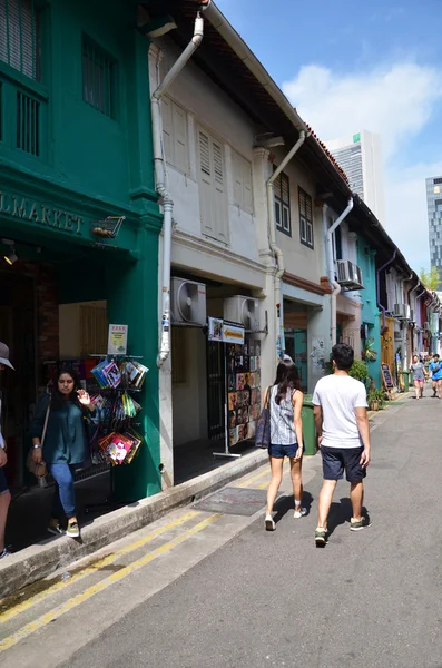Barrio Árabe el distrito comercial histórico más antiguo de Singapur — Foto de Stock
