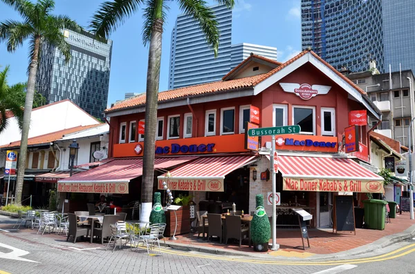 Arabisches viertel das älteste historische einkaufsviertel von singapore — Stockfoto