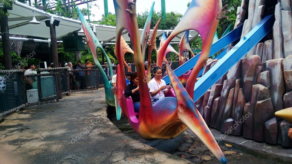 Jurassic Park Theme In Universal Studios Singapore Stock Editorial Photo C Tang