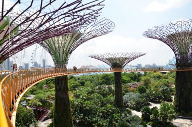 Supertree Grove Gardens Singapur Bay tarafından