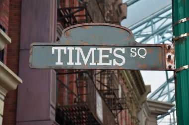 Sokak tabelası Times Square, New York için görüntü