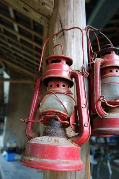 Antique kerosene lamp — Stock Photo, Image