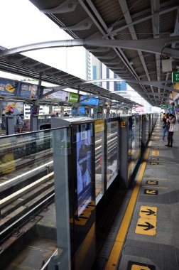 Bts Skytrain Bangkok Tayland seyahat bekler