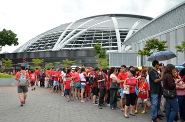 Singapur Ulusal günü geçit töreni provası 2016