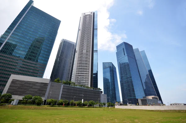 Merkezi iş bölgesine Singapur — Stok fotoğraf