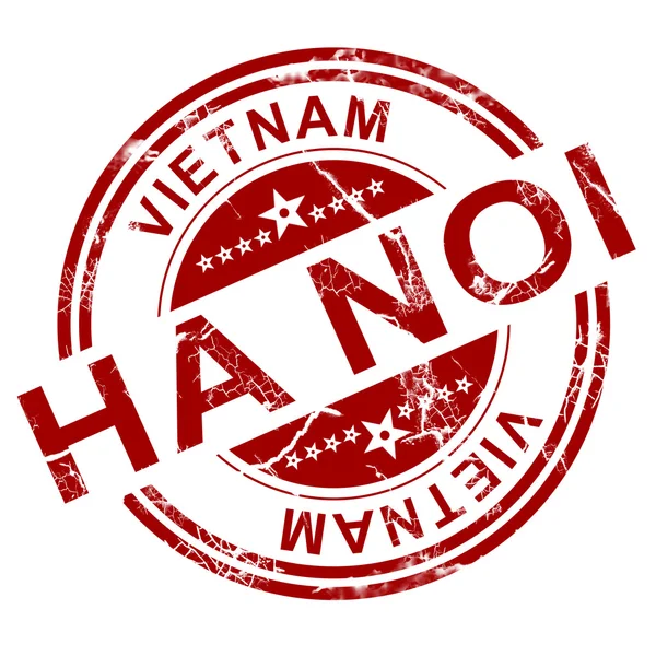 Pieczęć Red Ha Noi — Zdjęcie stockowe