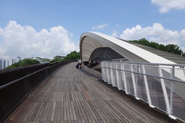 Singapur henderson dalga köprü