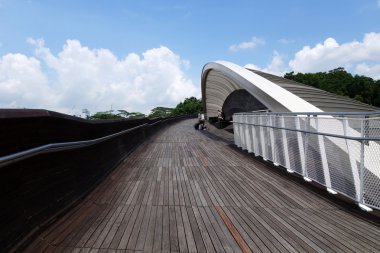 Singapur henderson dalga köprü