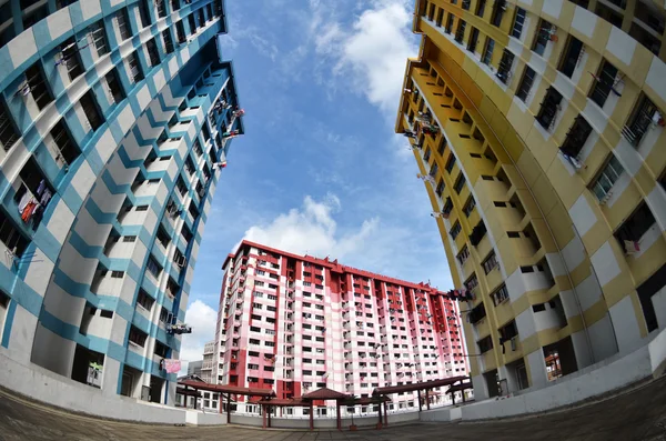 Importante punto di riferimento HDB del Rochor Centre — Foto Stock