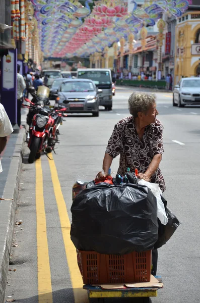 Distrito de Little India en Singapur — Foto de Stock