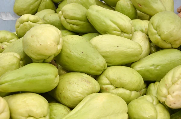 Pile of chayote fruits — Stock Photo, Image