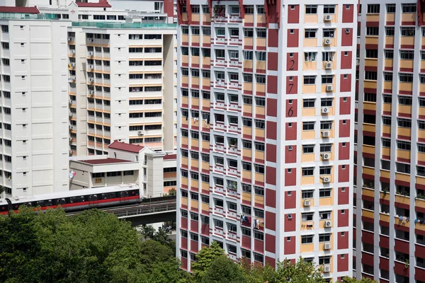Singapur Nov 2020 Vivienda Residencial Singapur Con Bloques Apartamentos Choa —  Fotos de Stock