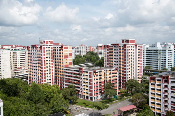 Singapour Nov 2020 Singapour Immobilier Résidentiel Avec Des Blocs Appartements — Photo