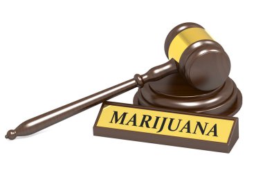 Yargıç Tokmak ve marihuana afişi, 3 boyutlu yorumlama