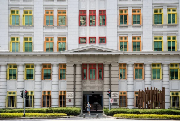 Singapore Sep 2021 Historic Old Hill Street Police Station Building — Stock Photo, Image