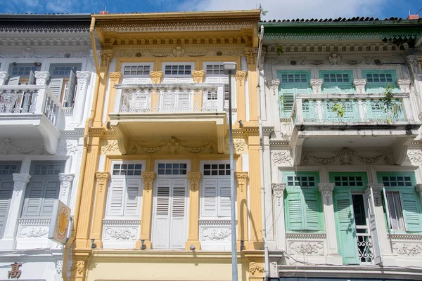 Singapore Sep 2021 Old Buildings Located Chinatown Singapore — Stock Photo, Image