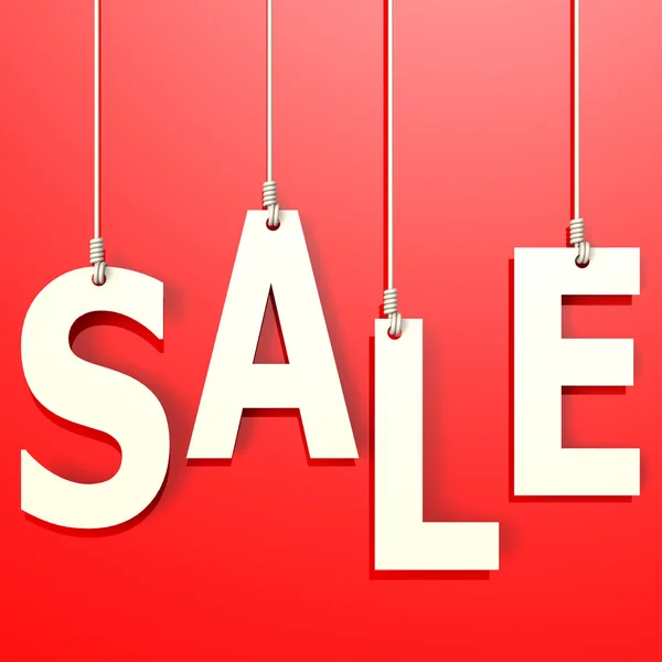 Sale word in red background — Stock Photo, Image