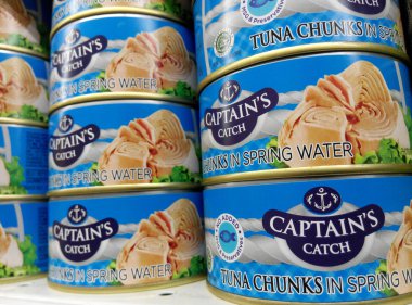 Singapur, 20 Eylül: Kaptan'ın parçaları teslim ediliyor orkinos yakalamak