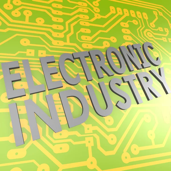 Industria elettronica e PCB — Foto Stock