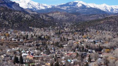 durango, colorado üst güzel bir sahne