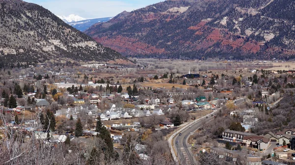 Piękna scena, Durango, colorado z góry — Zdjęcie stockowe