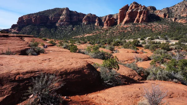 Weergave van oak creek canyon in arizona — Stockfoto